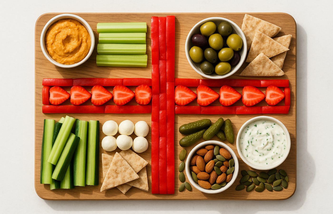 Lean & Healthy England Football Grazing Board